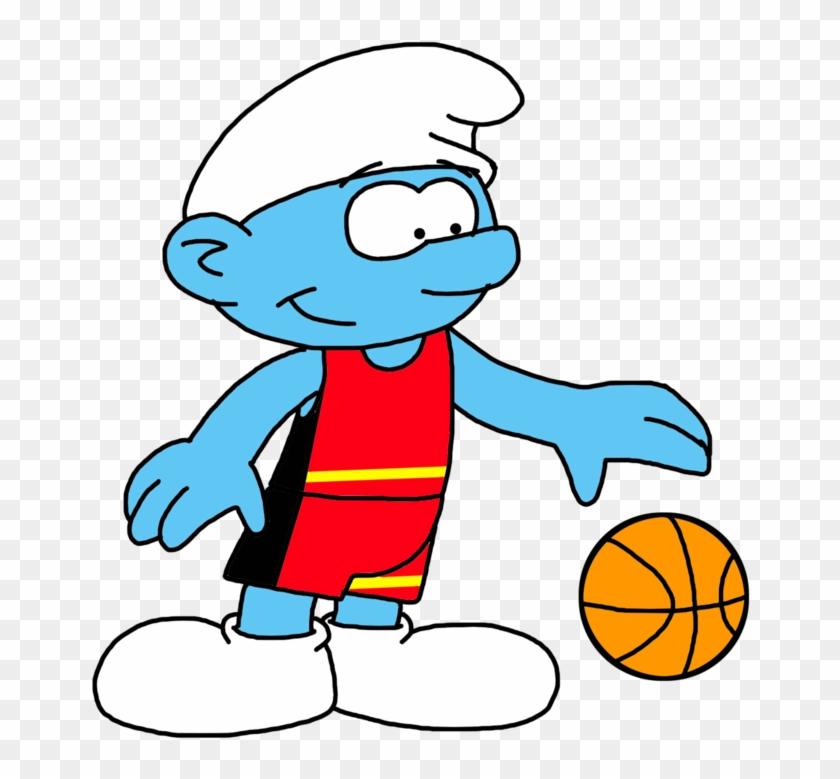 Smurf Playing Basketball At 2016 Olympic Games By Marcospower1996 - The Smurfs #289679