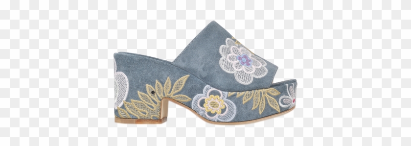 Laurence Dacade Noa Embroidered Slide Blue Women,colorful - Laurence Dacade Noa Embroidered Slide #289680