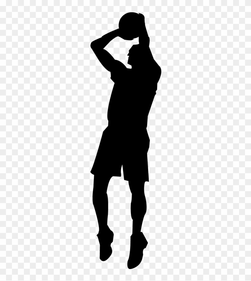 Wall Color - Wall Sticker Basketball Player Silhouette #289744