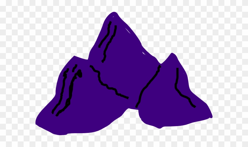 Purple Mountains Clip Art - Purple Mountain Clip Art #289747