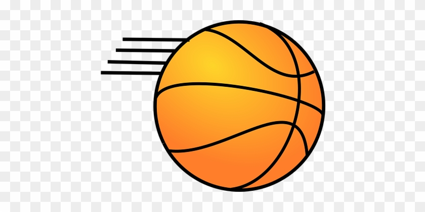 Clip Art Of Basketball - Bola De Basquete Desenho - Free