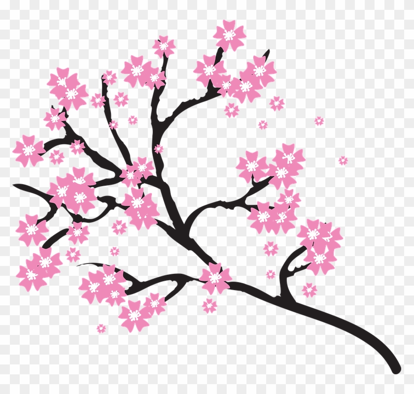 Bloom Tree Cliparts 8, - Cherry Blossom Tree Clipart #289784