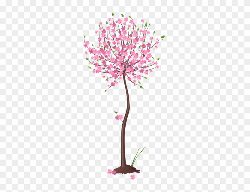 Spring Pink Tree Png Clipart - Pink Tree Png #289797