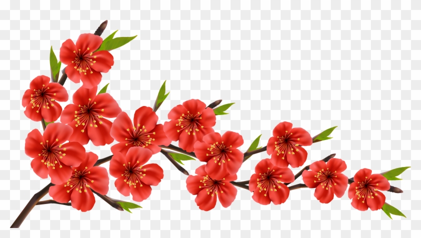 Red Flower Clipart Red Blossom - Best Of Luck Quotes #289811