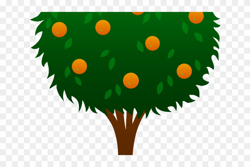 Cartoon Orange Tree - Lemon Tree Clipart #289828