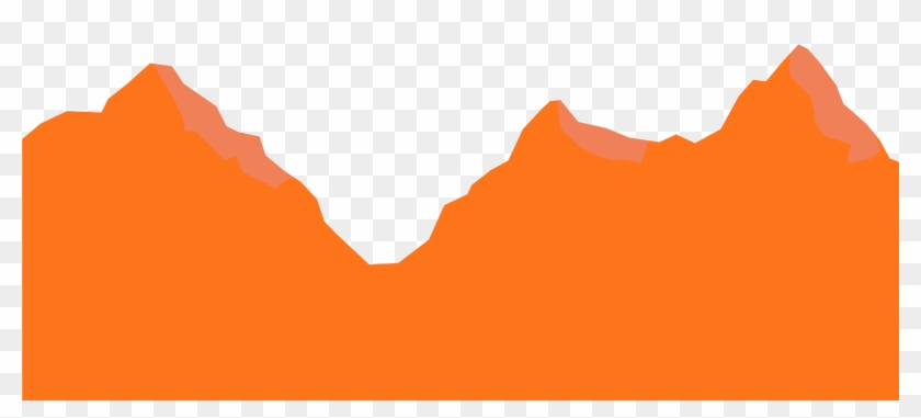 Mountain Range Sunset - Mountain Illustration #289891