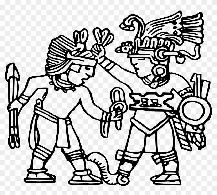 Aztec Wall Art - History Clipart Black And White #289897