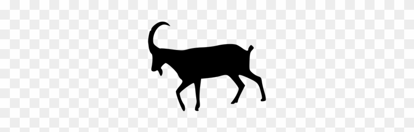 Goat Vector Silhouette Public Domain Vectors - Raising Goats: Keeping Milk, Meat, Wool, And Pet Goats #289917