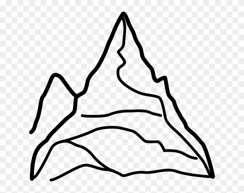 Summit Mountain, Matterhorn, Alps, Skiing, Summit - Mount Everest Easy Drawing #289960