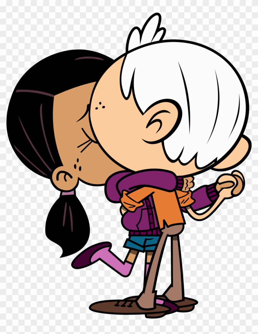 Lincoln And Ronnie Anne Kiss By Mandash1996 - Loud House Lincoln Loud #289979