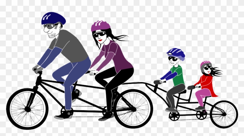 Cycling Png Picture - Clip Art Tandem Bicycle #290084