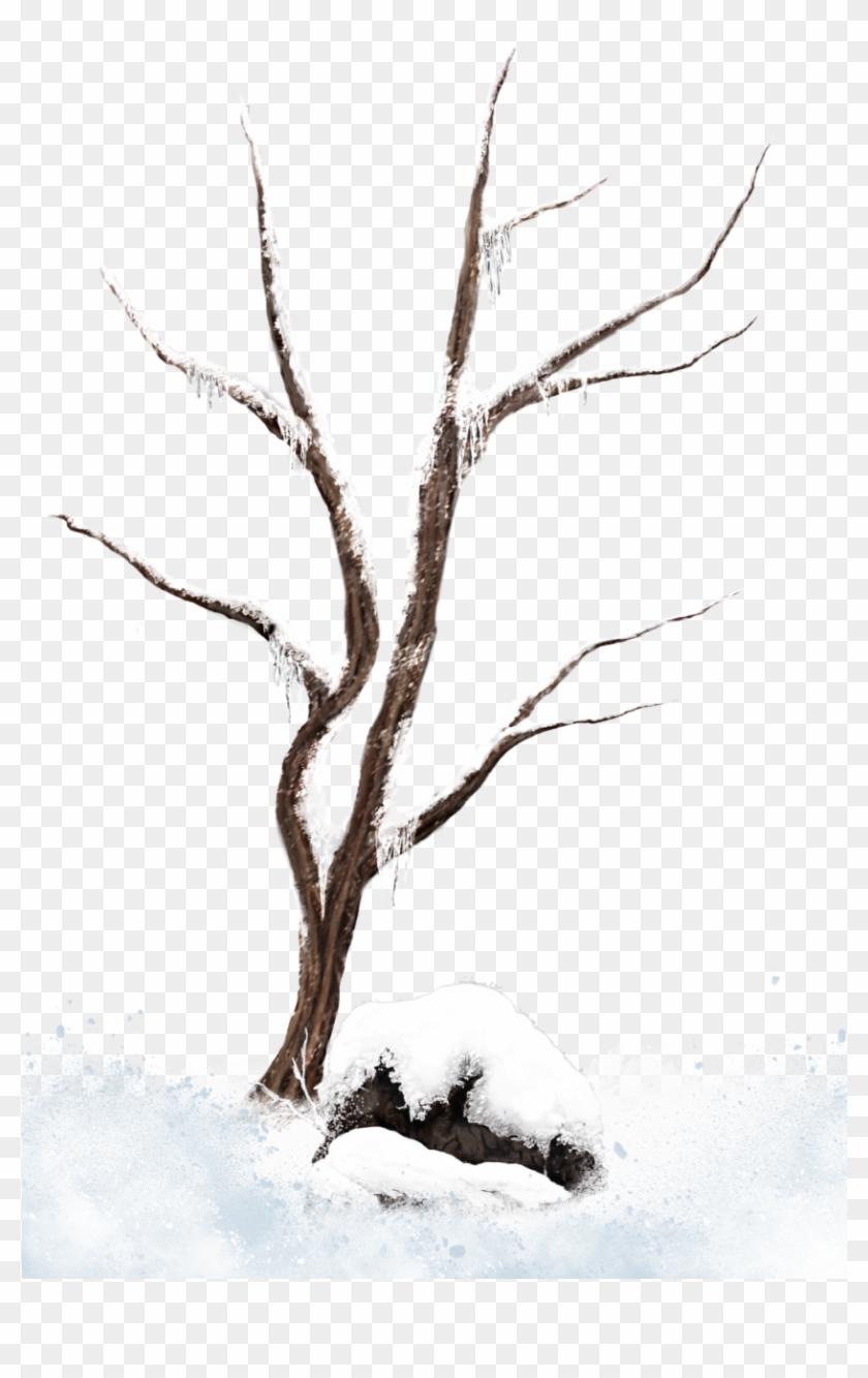 Winter Tree Branches Clip Art Clipart Free Download - Snow #290101