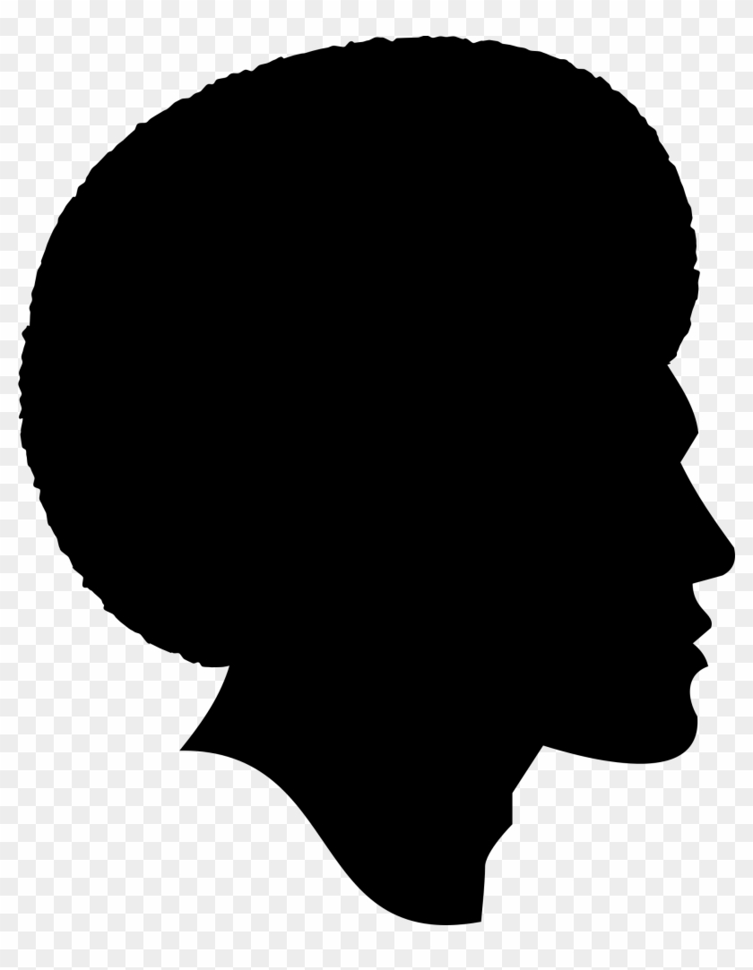 Clipart - African American Male Silhouette #290166