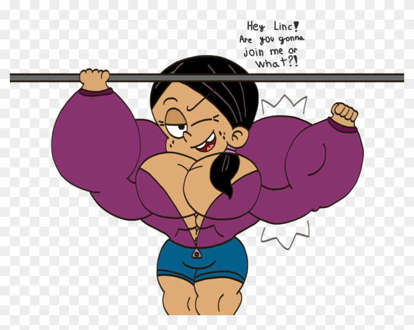 Ronnie Anne Needs A Gym Partner By Broozerpunch - Deviantart The Loud House Bodybuilder Lola #290169