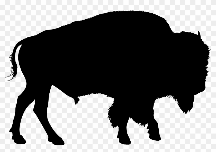 Buffalo Clipart Png - Buffalo Silhouette #290181