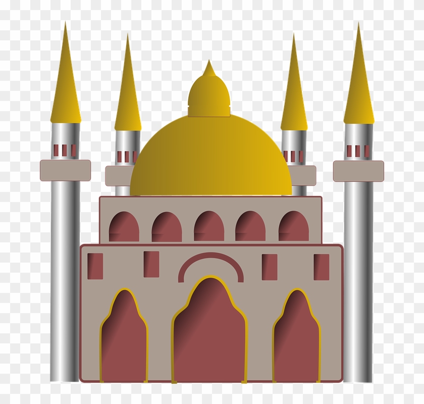 Mosque Clipart Building - Mosque Building Clipart #290233