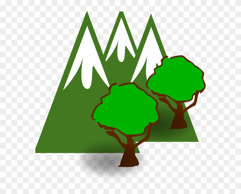 Mountain Forest Clip Art At Clkercom Vector - Green Mountain Clip Art #290241