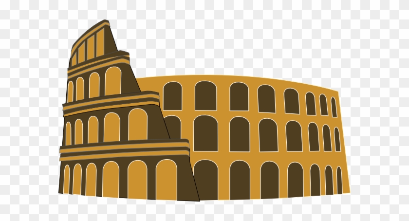 Arch Clipart Ancient Roman - Rome Coliseum Clip Art #290259