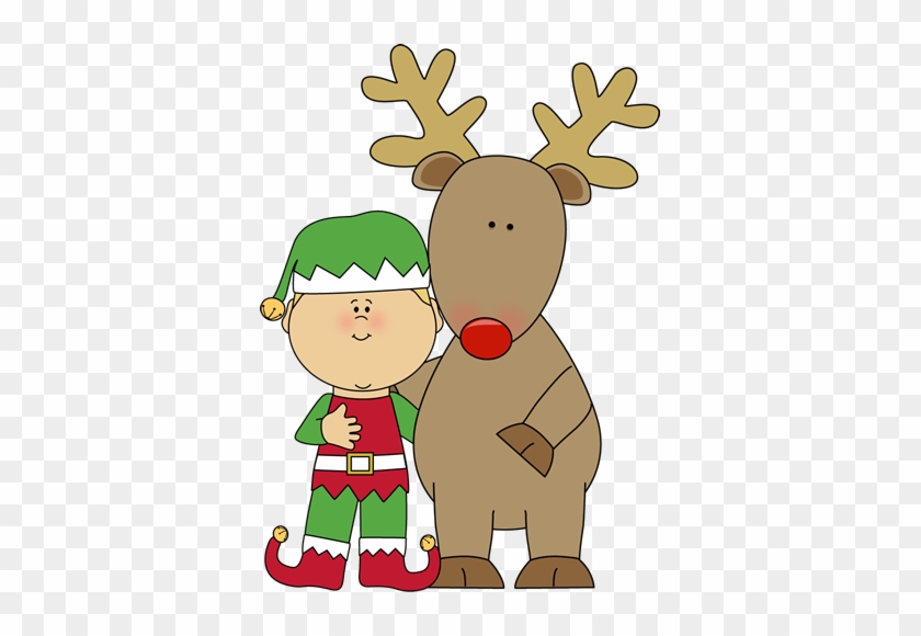 Elf And Reindeer Clip Art - Reindeer Job Application #290276