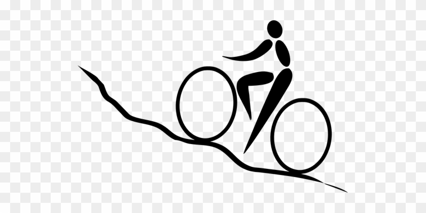 Cycling, Biking, Uphill, Climb, Bicycle - Cykel Op Ad Bakke #290373