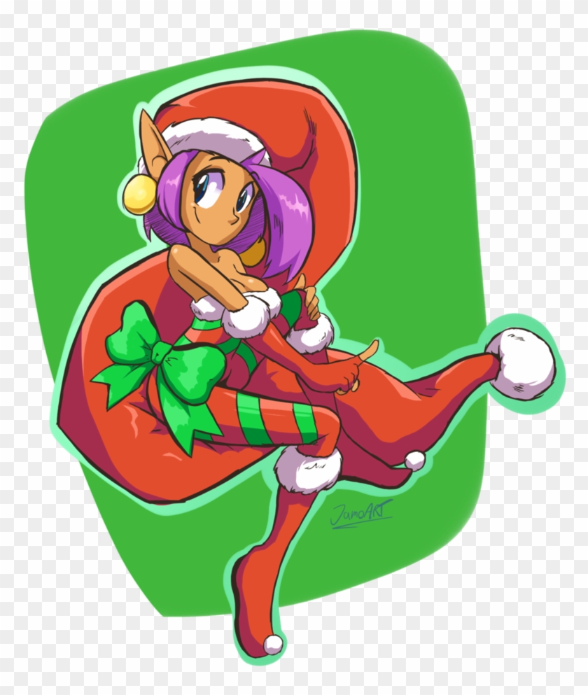Christmas Elf Shantae By Jamoart - Cartoon #290405