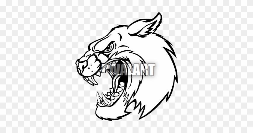 Bobcat Head Clip Art - Bobcat #290484