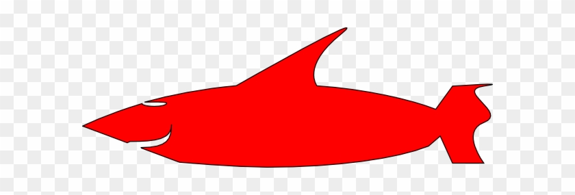 Red Clipart Shark - Red Shark Clipart #290517