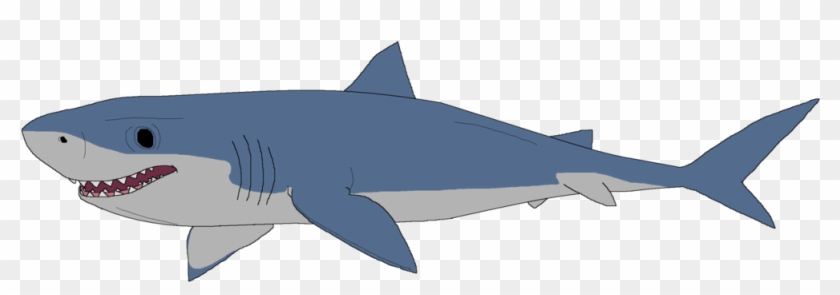 Great White Shark Clipart Drawn - Great White Shark Drawing #290574