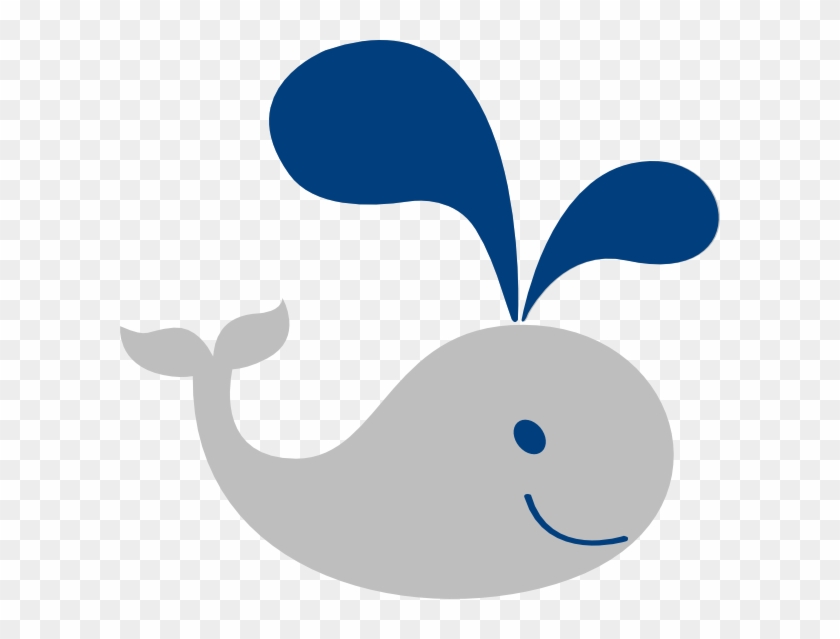 Clip Art - Blue Whale For Baby Shower #290575