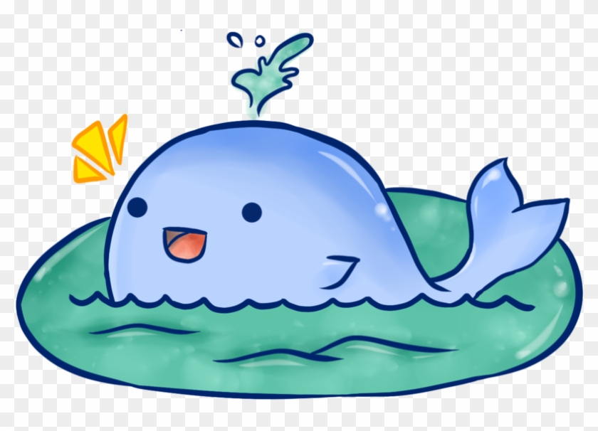 Drawn Whale Cute Chibi - Cute Whale Png #290637