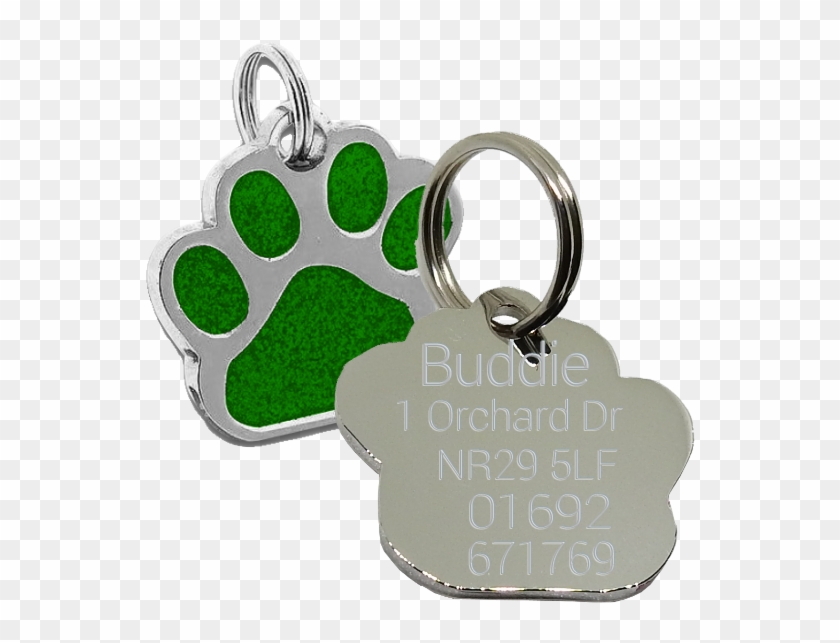 Paw Print Dog Tag #290739