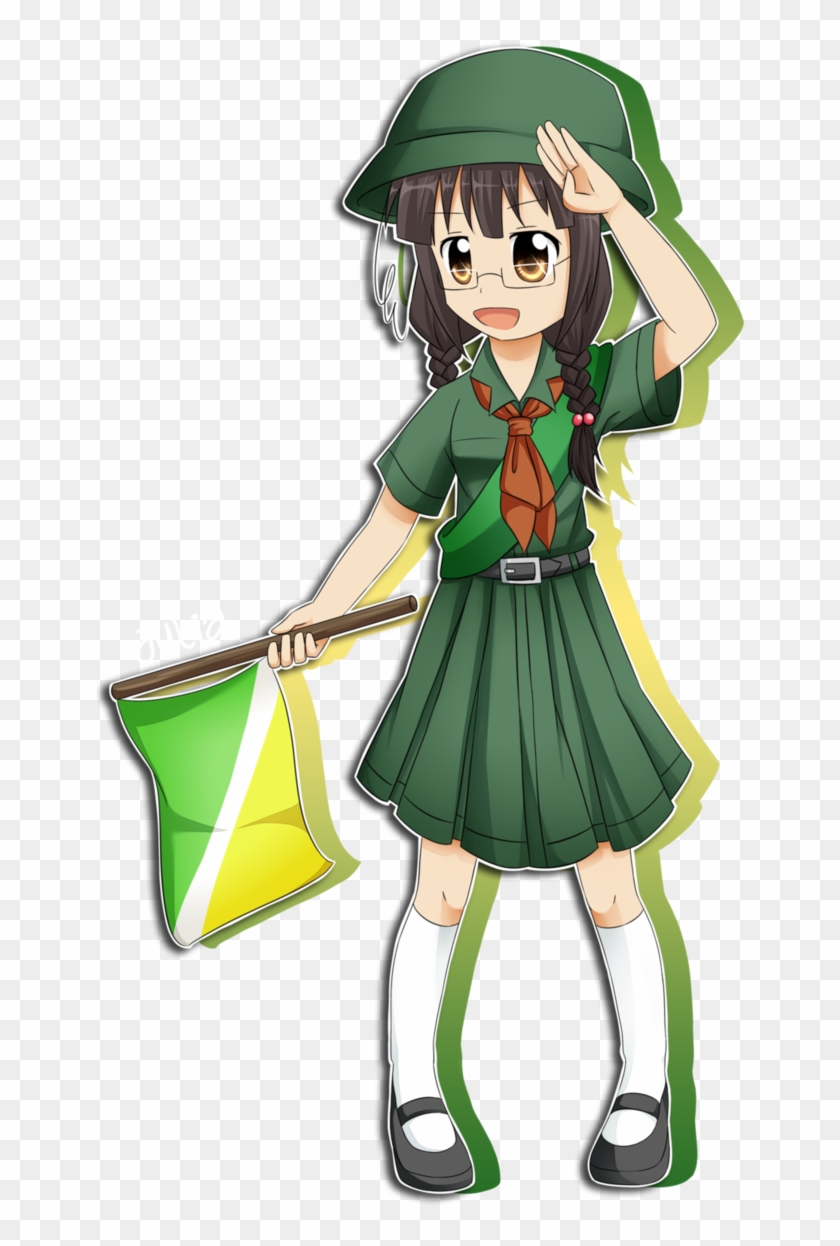 Girl Scout Julia By Kyoukouo - Anime Girl Scout Uniform #290752