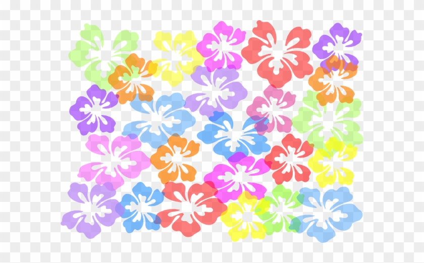 Hawaiian Flower Clipart - Hawaiian Flower Background Png - Free Transparent  PNG Clipart Images Download