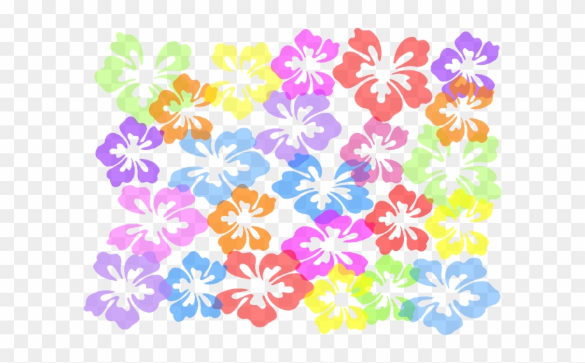 Hawaiian Flower Clipart - Hawaiian Flower Background Png #290891