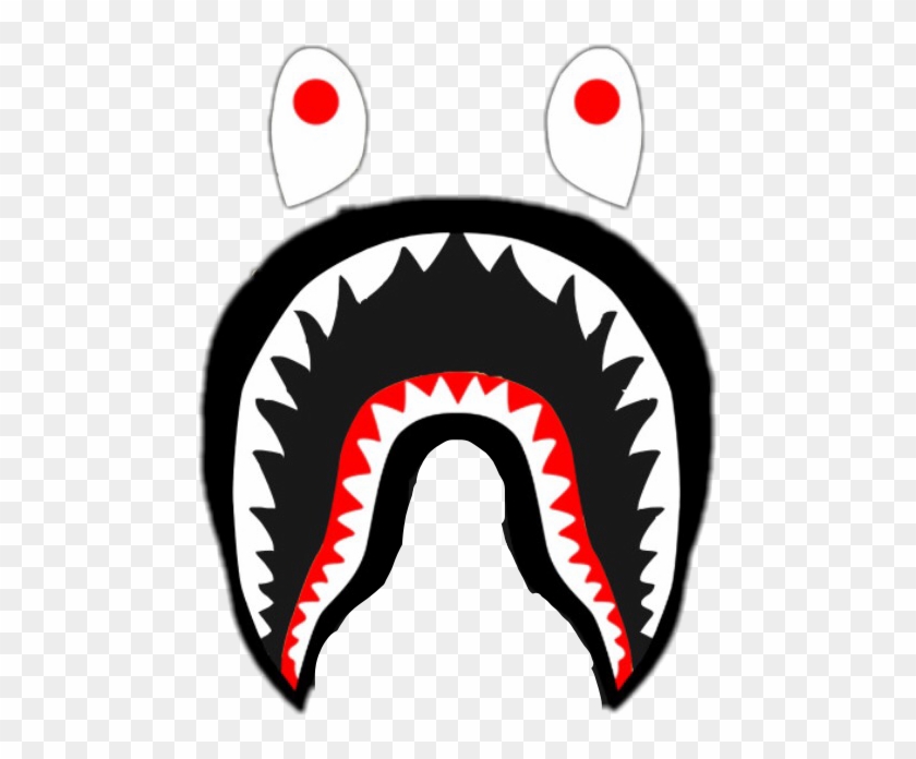 Bape Shark Logo Png Clip Art Black And White Stock Bape Hoodie PNG ...