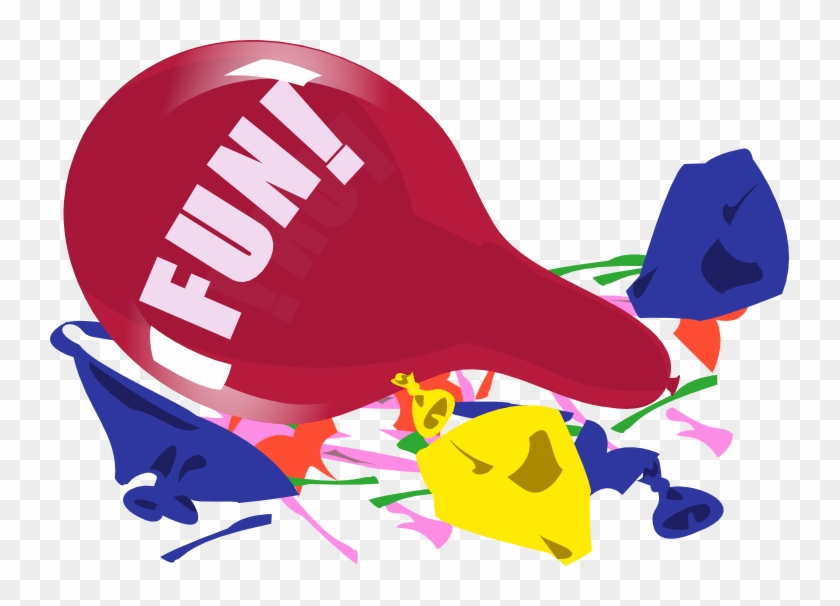 Fun Clipart Burst - Bursting Balloons Clipart #290999