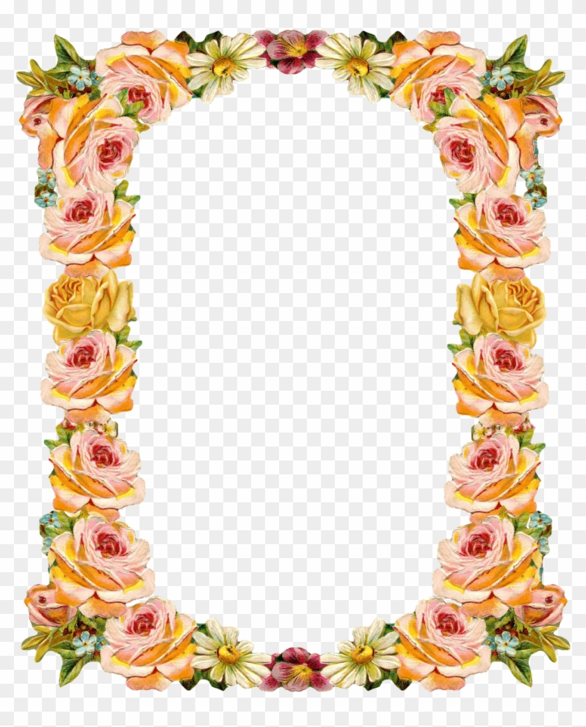 Peach Clipart Frame - Shradhanjali Photo Frames Online #291014