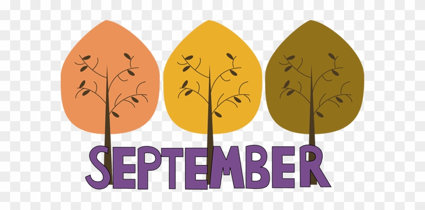 Word Clipart September - Fall September Clip Art #291057