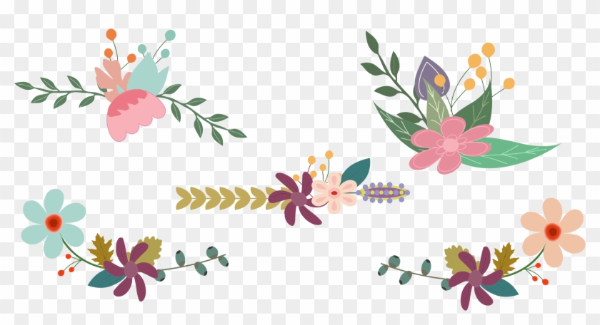 Vintage Flower Clipart Png - Flowers Vintage Vector Png #291074