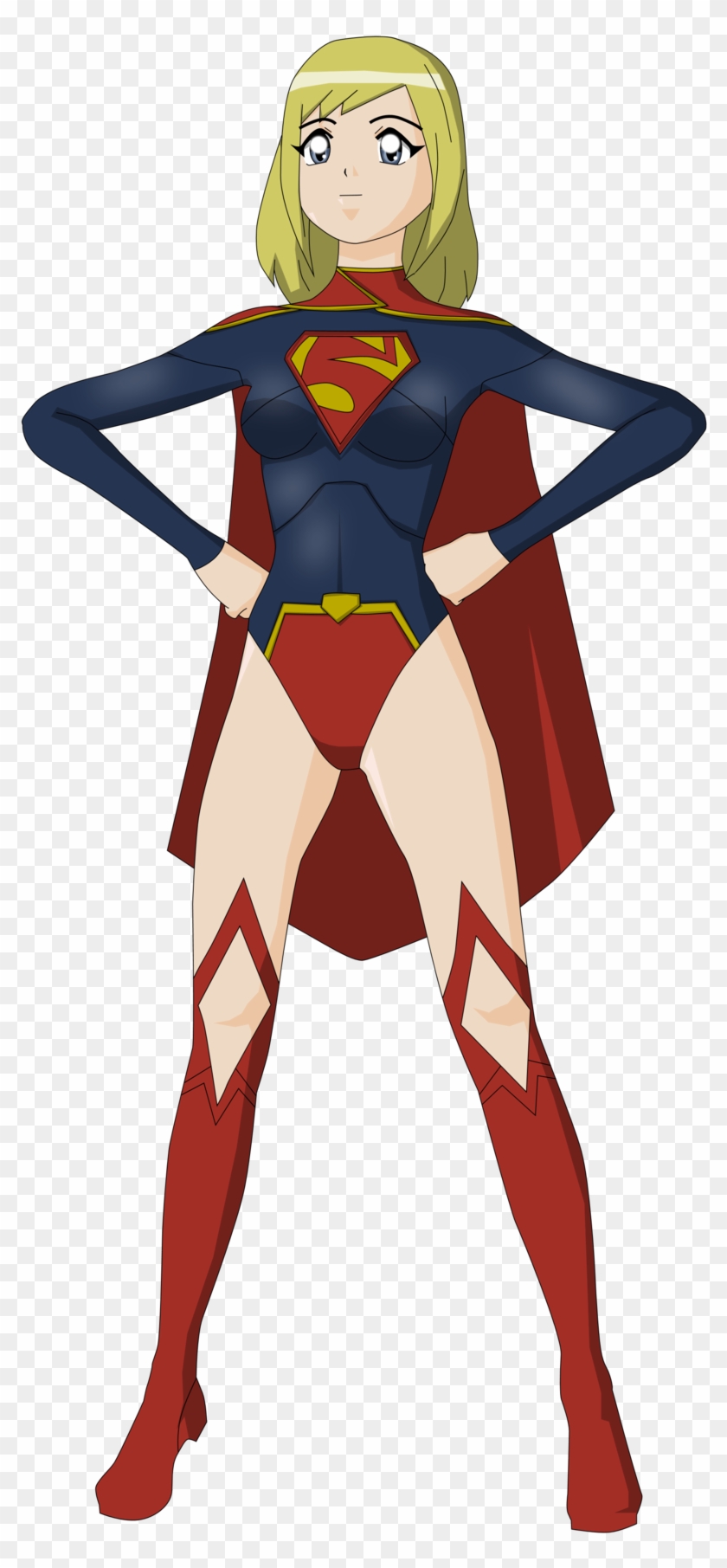 The New 52 Dsc By Dangerman-1973 - Supergirl Cartoon New 52 - Free  Transparent PNG Clipart Images Download