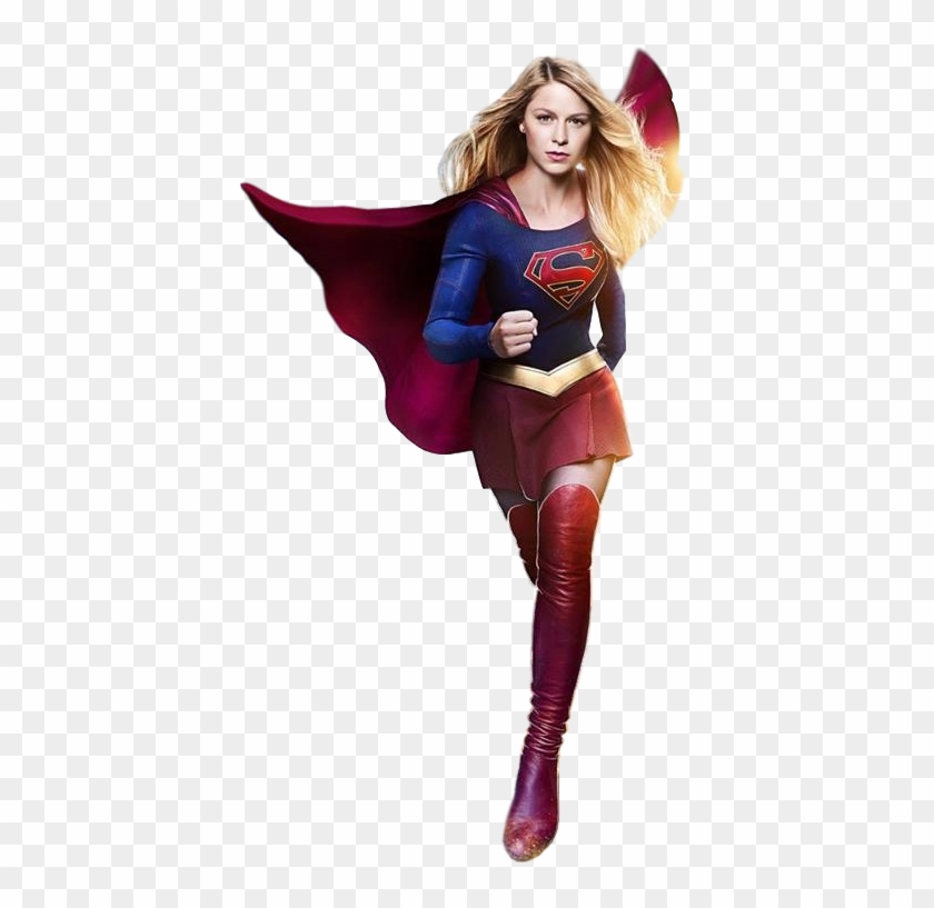 Supergirl Png Hd - Supergirl Races The Flash #291194