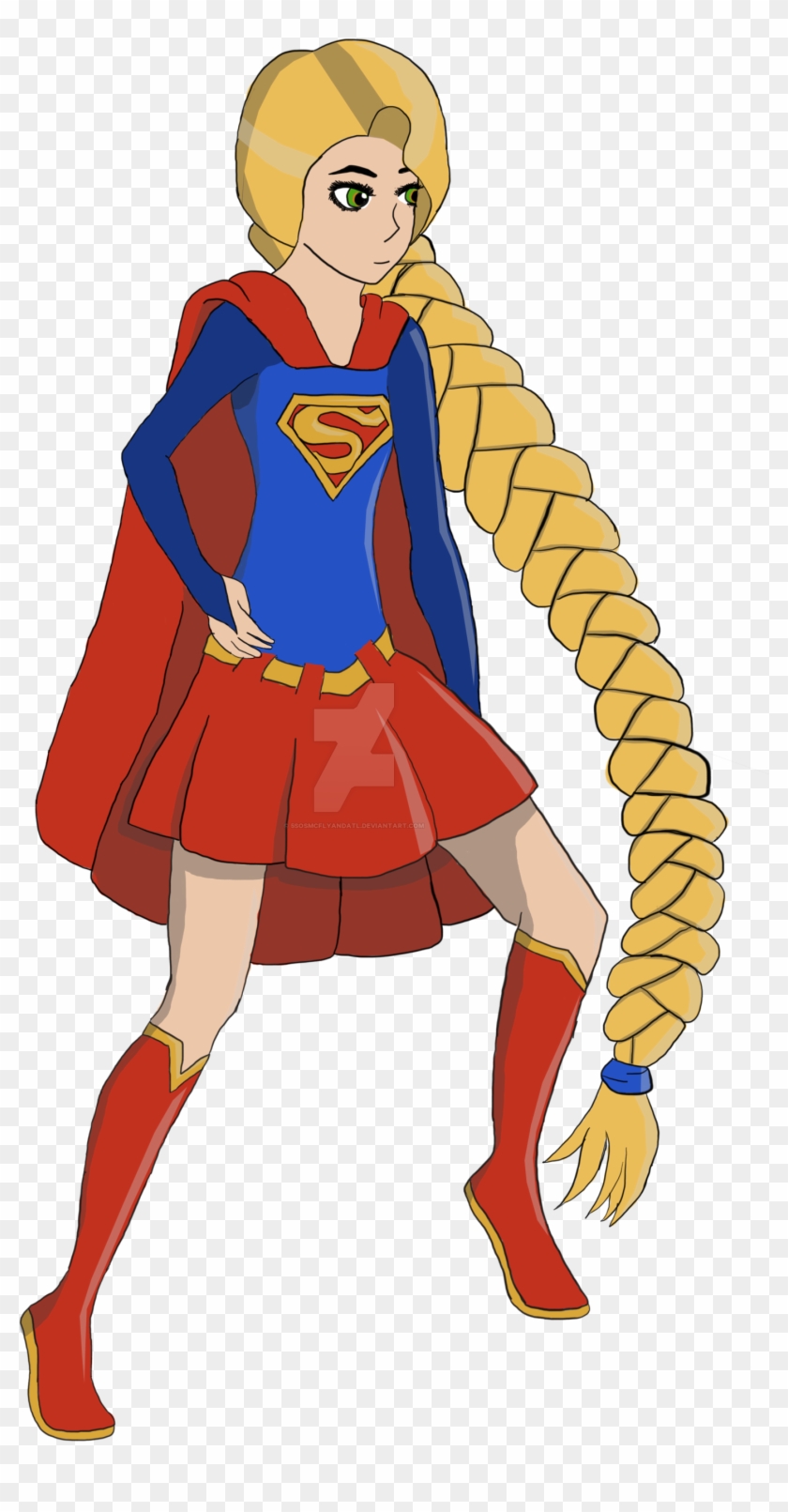 Rapunzel As Supergirl By 5sosmcflyandatl-d9vvz2h - Rapunzel Supergirl #291228