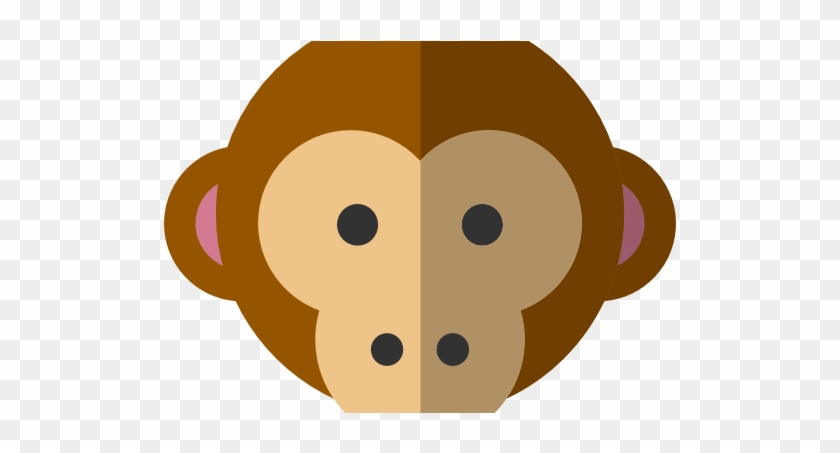 Monkey Face Clipart - Animal Icon #291246