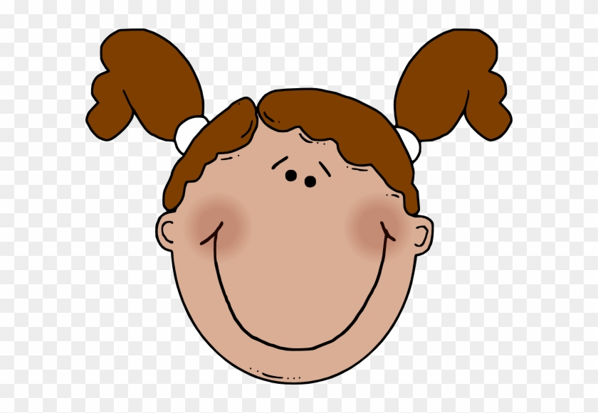 Girly - Monkey - Clip - Art - Cartoon Girl Face #291273