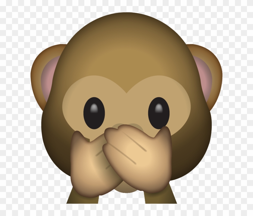 Download Speak No Evil Monkey Emoji - Speak No Evil Monkey Emoji #291311