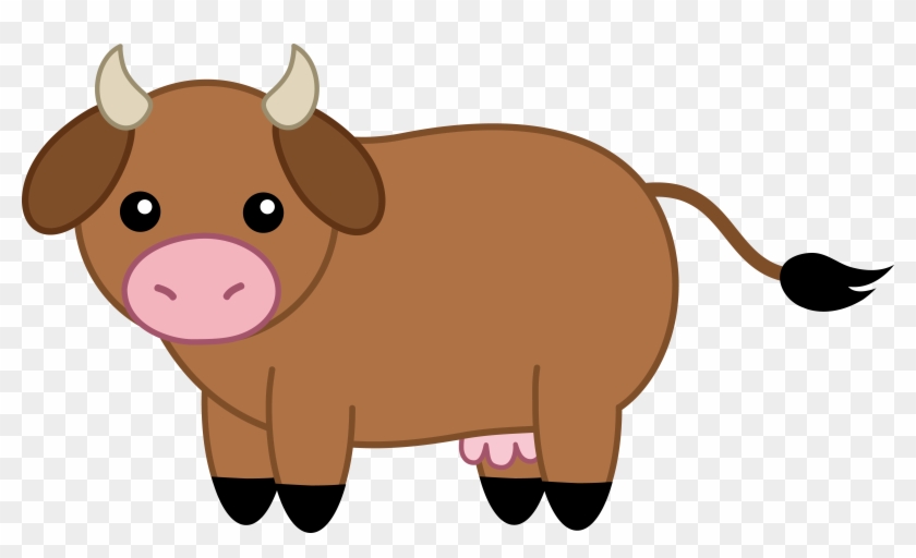 Cow - Clipart - Brown Cow Clipart #291331