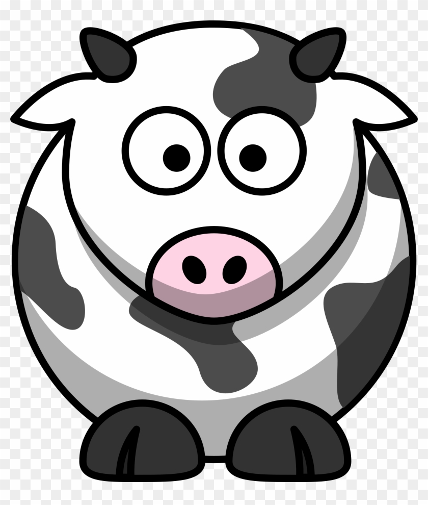 28 Collection Of Easy Cow Clipart - Cartoon Cow Png #291343