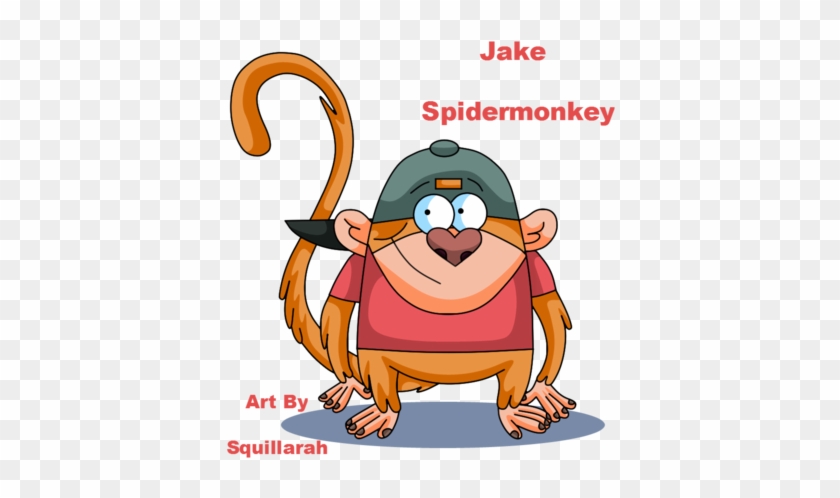 Jake Spidermonkey Regular Show Style By Skunkynoid - Five Little Monkeys Jumping #291377