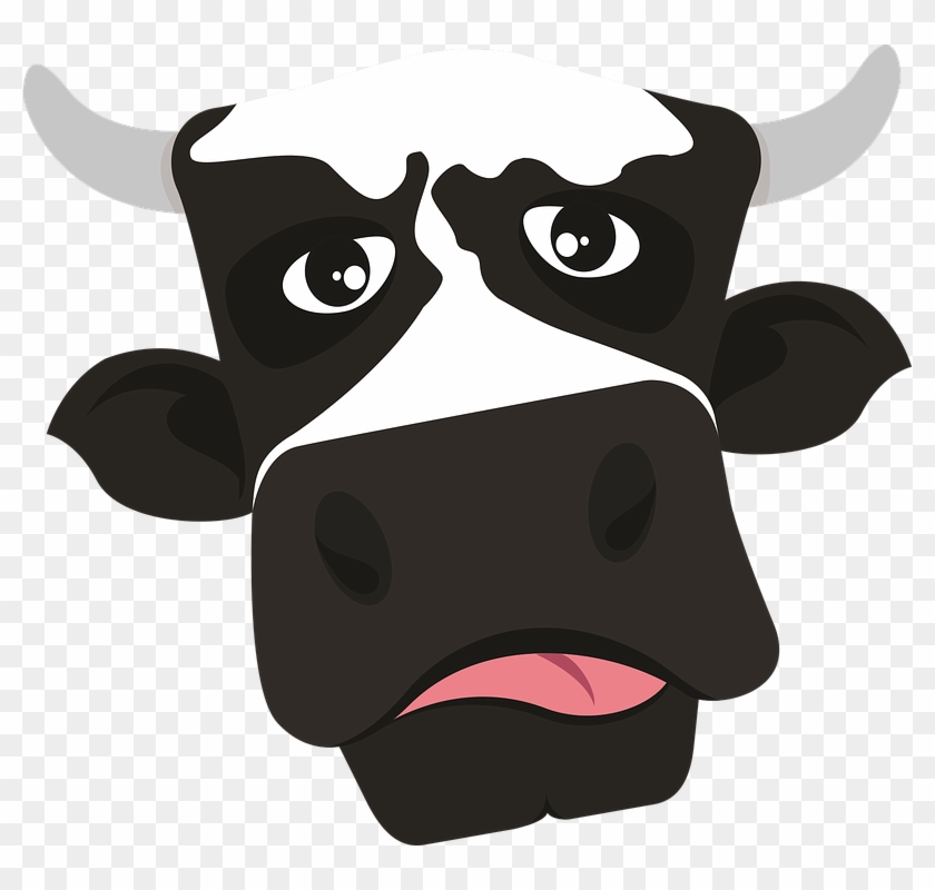 Animated Cow Pictures 11, - Vegan Animal Vector #291419