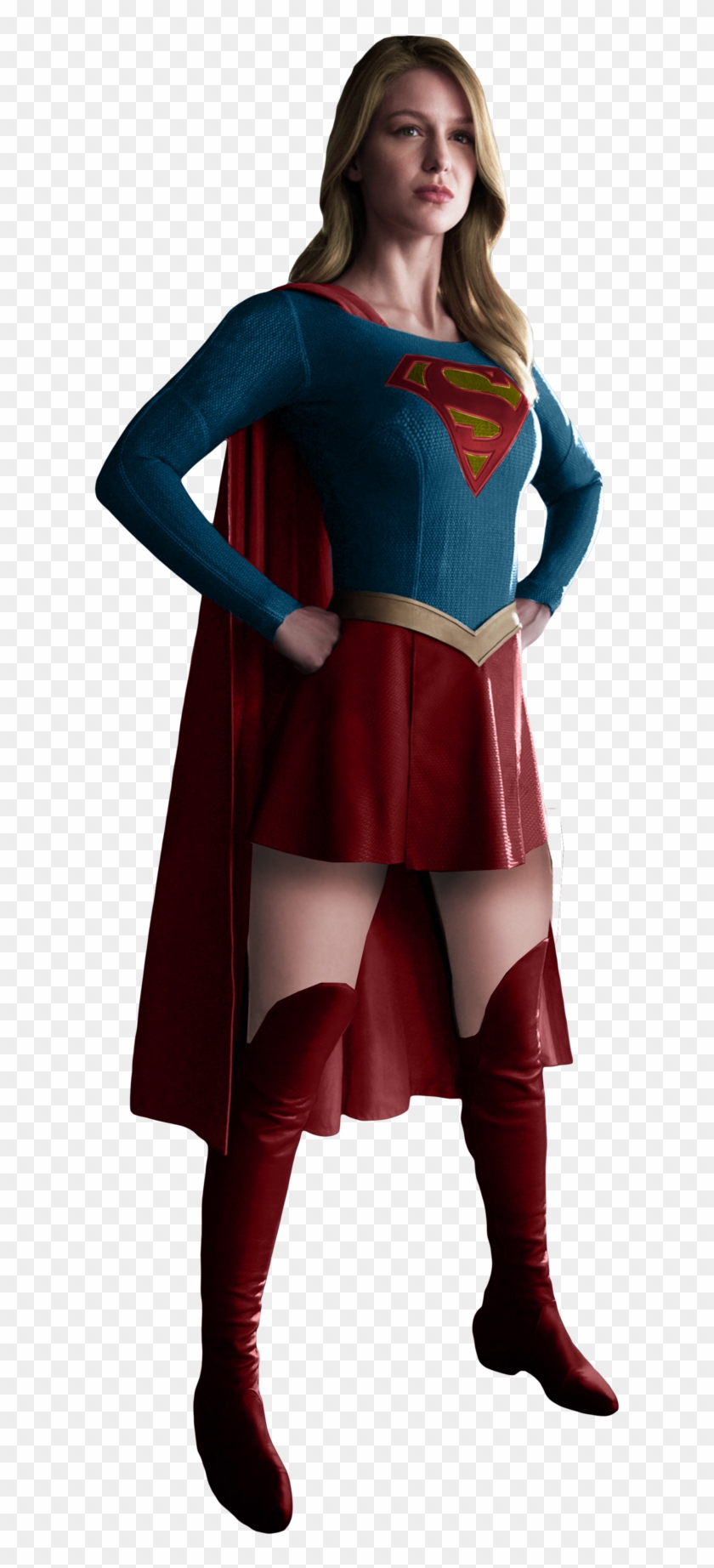 Supergirl Png - Supergirl Melissa Benoist Costume - Free Transparent PNG  Clipart Images Download